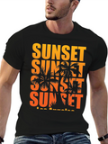 Sunset Los Angeles Graphic T-Shirt