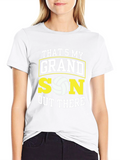 Thats My Grandson Volleyball Graphic T-Shirt