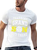 Thats My Grandson Volleyball Graphic T-Shirt
