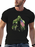 Patriotic Bigfoot Camo Tee