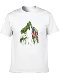 Patriotic Bigfoot Camo Tee