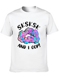 Sksksk And I Oop! Scrunchie Graphic Tee
