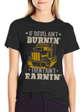 Diesel Burnin Trucker T-Shirt