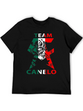 Team Canelo Mexico Flag T-Shirt