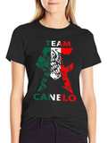 Team Canelo Mexico Flag T-Shirt