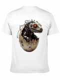 Steampunk Robot Dinosaur Hatching T-Shirt