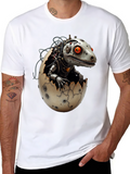 Steampunk Robot Dinosaur Hatching T-Shirt