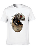 Steampunk Robot Dinosaur Hatching T-Shirt