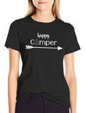 Happy Camper T-Shirt - Camping Adventure Apparel