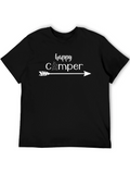 Happy Camper T-Shirt - Camping Adventure Apparel
