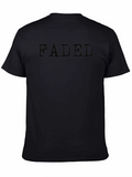 Faded Black Crew Neck T-Shirt