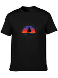 Sail Away Sunset Beach Oahu T-Shirt