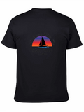 Sail Away Sunset Beach Oahu T-Shirt