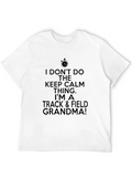 Track & Field Grandma Graphic T-Shirt