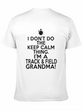 Track & Field Grandma Graphic T-Shirt