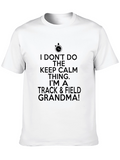 Track & Field Grandma Graphic T-Shirt