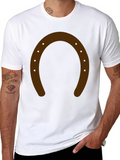 Lucky Horseshoe Graphic Tee - Black