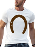 Lucky Horseshoe Graphic Tee - Black