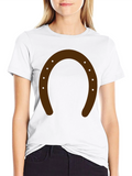 Lucky Horseshoe Graphic Tee - Black