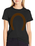 Lucky Horseshoe Graphic Tee - Black