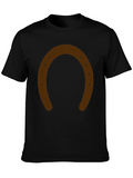 Lucky Horseshoe Graphic Tee - Black