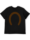 Lucky Horseshoe Graphic Tee - Black