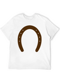 Lucky Horseshoe Graphic Tee - Black