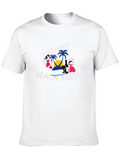 Welcome Beach Party Black T-Shirt