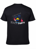 Welcome Beach Party Black T-Shirt