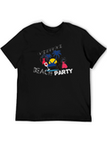 Welcome Beach Party Black T-Shirt