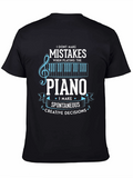 Piano Player Spontaneous Creative Decisions T-Shirt