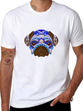 Dog Graphic T-Shirt | Abstract Dog Tee