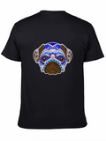 Dog Graphic T-Shirt | Abstract Dog Tee