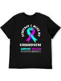 Everyday I Miss My Grandson Suicide Prevention Awareness T-Shirt