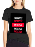 Sneakpeek Graphic Tee - Bold Streetwear Style