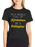 Kardashians vs Gallagher Novelty Tee