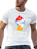 Artsakh Strong T-Shirt - Fist Flag Design