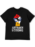 Artsakh Strong T-Shirt - Fist Flag Design