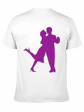 Dancing Couple Graphic Tee - Black