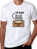 Schrödingers Cat T-Shirt - Im Alive Design