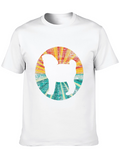 Retro Dog Silhouette Graphic Tee