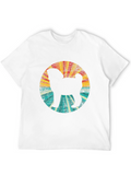 Retro Dog Silhouette Graphic Tee