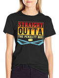 Straight Outta The Penalty Box Hockey T-Shirt