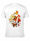 Abstract Art Graphic Black T-Shirt