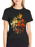 Abstract Art Graphic Black T-Shirt