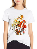 Abstract Art Graphic Black T-Shirt