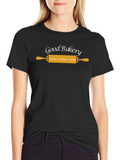 Good Bakery Black T-Shirt
