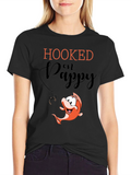 Hooked on Pappy Black T-Shirt