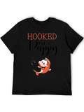 Hooked on Pappy Black T-Shirt