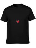 Broken Heart Graphic Tee - Black T-Shirt